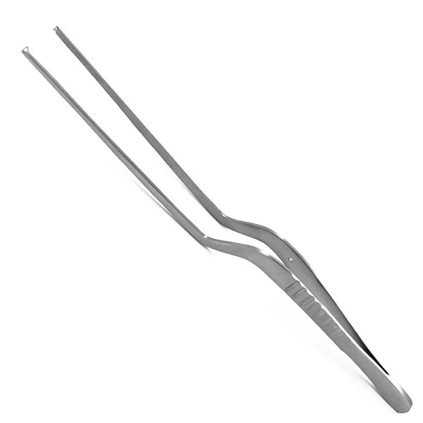 PI-03-1201.1. Пінцет хірургічний вушний за Люком, багнетоподібний, 1/2 зуба, 200 мм. PARADISE.